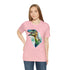 Stained Glass Velociraptor - Short Sleeve Tee